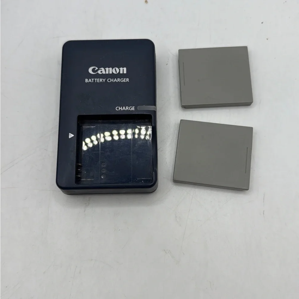 Canon Battery Charger with Two NB4L Replacement Battery Power Packs